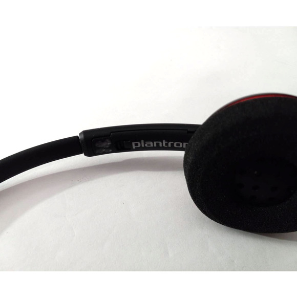 Plantronics Model C3220 Blackwire Black Red Computer Headset - Picture 9 of 9